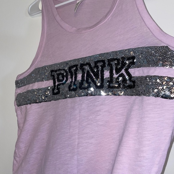 GUC PINK Sequin Tank - Picture 1 of 4